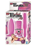 My 1st Anal Explorer Kit Vibrating Butt Plug And Please -