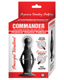 Commander Beginners Vibrating Butt Plug - Black