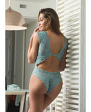 Suzette Lace Teddy W/cap Sleeve & Removable Pads