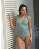 Suzette Lace Teddy W/cap Sleeve & Removable Pads