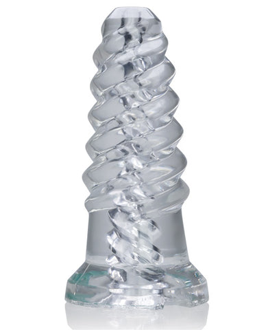 Oxballs Screwed Super Squish Corkscrew Jack Off Toy - Clear