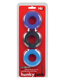 Hunky Junk C Ring Multi Pack - Asst. Colors Pack Of 3