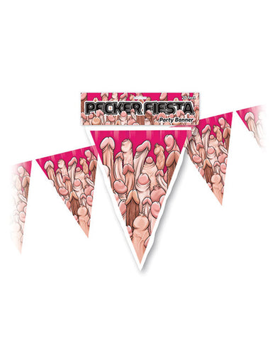 Pecker Fiesta Party Banner - 20ft