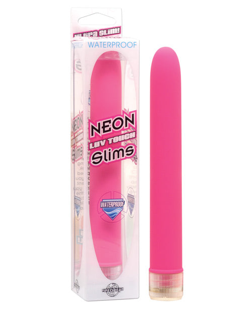 Neon Luv Touch 5.5" Neon Luv Touch Slims Waterproof - Pink