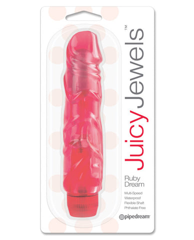 Juicy Jewels Ruby Dream Vibrator - Red