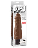 Real Feel No. 9 Long 9" Vibe Waterproof - Mutli-speed