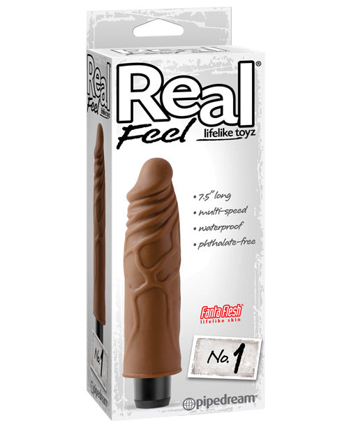 Real Feel No. 1 Long 7.5" Vibe Waterproof - Mutli-speed