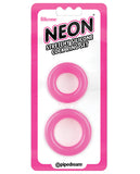 Neon Luv Touch Stretchy Silicone Cock Ring Set