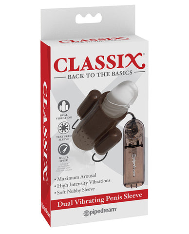 Classix Dual Vibrating Penis Sleeve