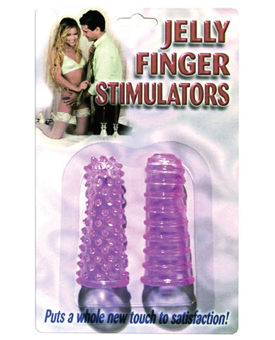 Jelly Finger Stimulators - Purple