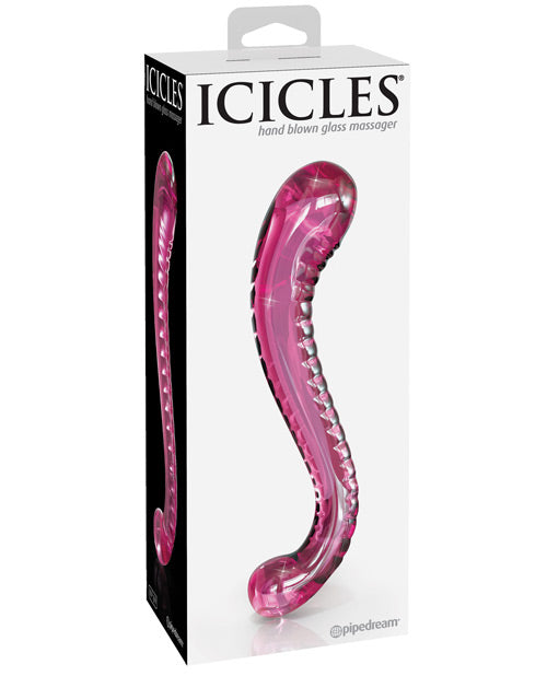 Icicles No. Hand Blown Glass G-spot Dildo