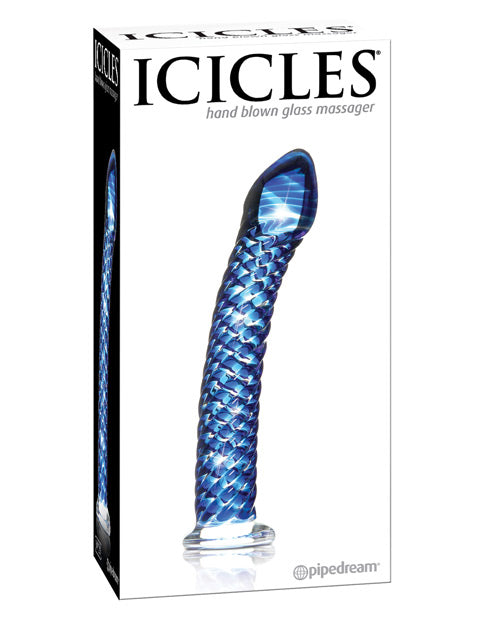 Icicles No. Hand Blown Glass - Clear W/ridges