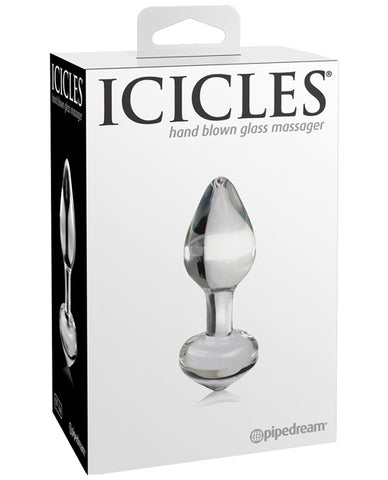 Icicles No. 44 Hand Blown Glass Butt Plug -