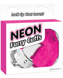 Neon Luv Touch Furry Cuffs