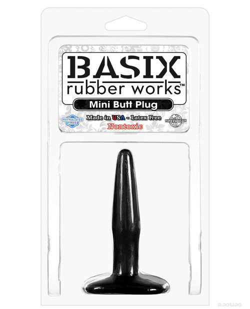 Basix Rubber Works Mini Butt Plug -