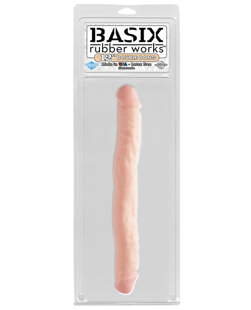 Basix Rubber Works 12" Double Dong