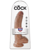 King Cock 9" Cock W/balls