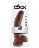 King Cock 9" Cock W/balls