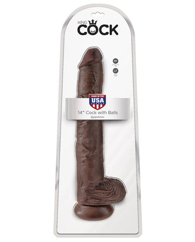 King Cock 14" Cock W/balls