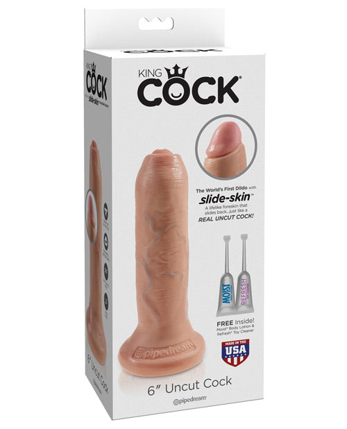 King Cock 6" Uncut Dildo