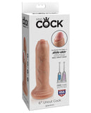 King Cock 6" Uncut Dildo