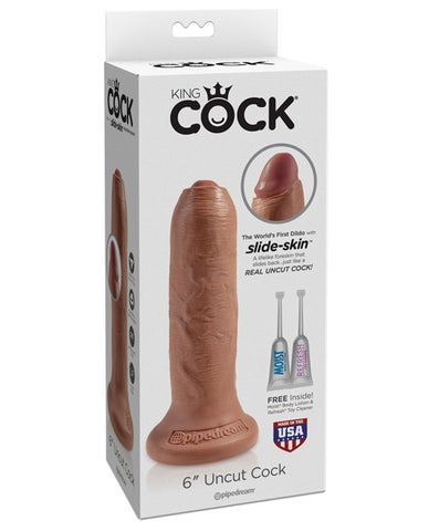 King Cock 6" Uncut Dildo