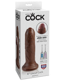 King Cock 6" Uncut Dildo