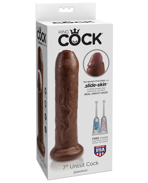 King Cock 7" Uncut Dildo