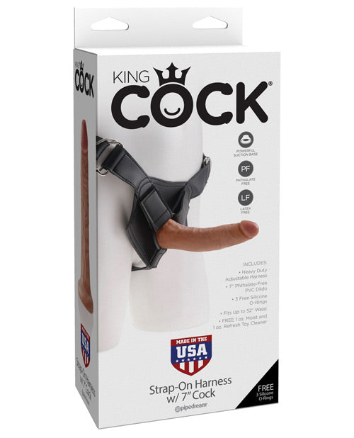 King Cock Harness W/7" Cock