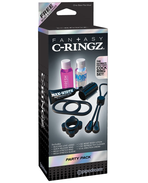 Fantasy C Ringz Party Pack - Black