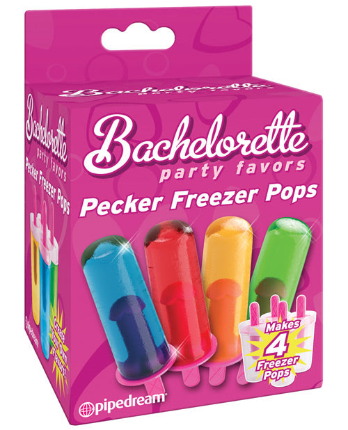 Bachelorette Party Favors Pecker Freezer Pops - Box Of 4