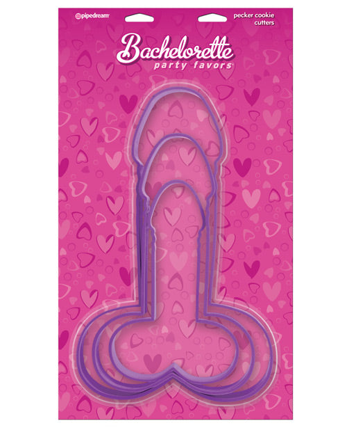 Bachelorette Party Favors Pecker Cookie Cutters - Pack Of 3 Sizes