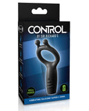 Sir Richards Control Vibrating Silicone Super C-ring - Black