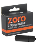 Perfect Fit Zoro Vibrating Bullet - 3 Speed Black