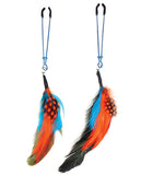 Bijoux De Nip Colored Feather Tweezer Clamp