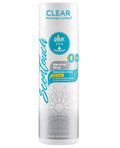 Pjur Scentouch Clear Innovative Massage Lotion - 6.8 Oz