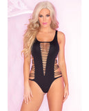 Pink Lipstick Open Ended Seamless Bodysuit O/s