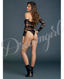 Seamless Bodysuit Black O-s