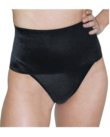 Rago Shapewear Soft Wide Band Thong Shaper 2x