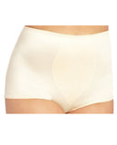 Rago Shapewear Rear Shaper Panty Brief Light Shaping W/removable Contour Pads 2x