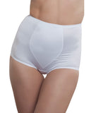 Rago Shapewear Rear Shaper Panty Brief Light Shaping W/removable Contour Pads