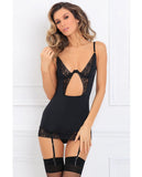 Rene Rofe Take An Ellie Chemise Black