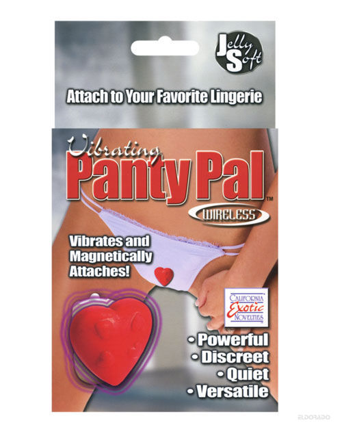 Vibrating Panty Pal Heart - Red