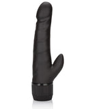 Futurotic Black Velvet 5" Dong W-clit Stimulator