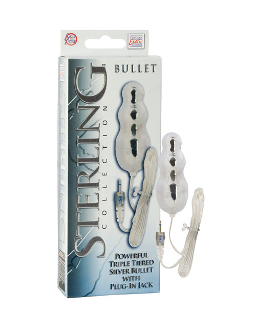 Sterling Bullet Triple Tiered Silver Bullet