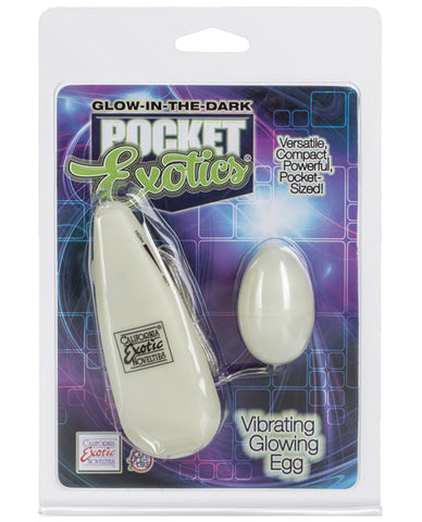 Glow-dark Pocket Exotics Vibrating Egg