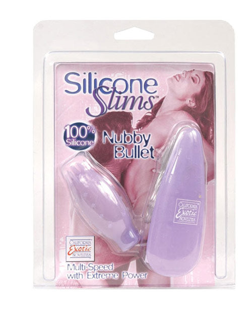 Silicone Slims Nubby Bullet