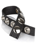 Adonis Leather Collection Ares 5 Snap Adjustable Strap