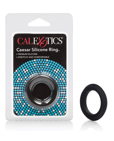 Caesar Silicone Ring - Black