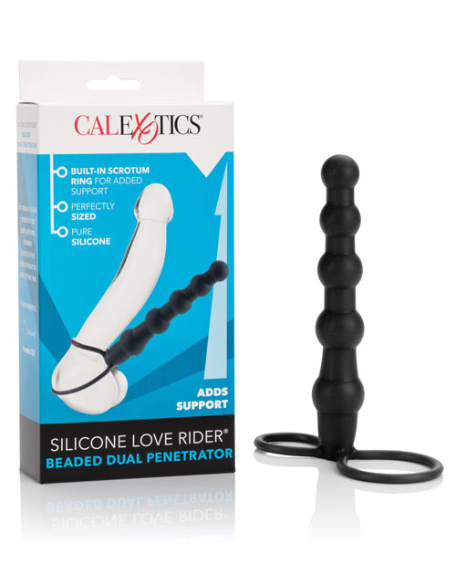 Love Rider Beaded Dual Penetrator - Black